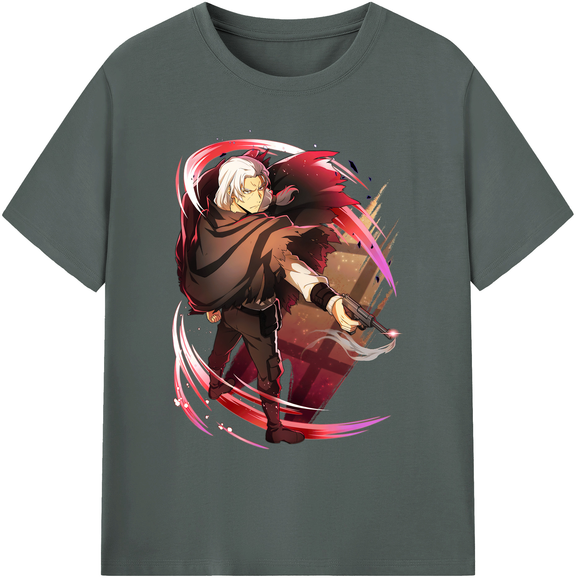 （画像用） 文豪ストレイドッグス Bungo Stray Dogs 綿100％ メンズ半袖Tシャツ｜肌触りやわらか＆通気性